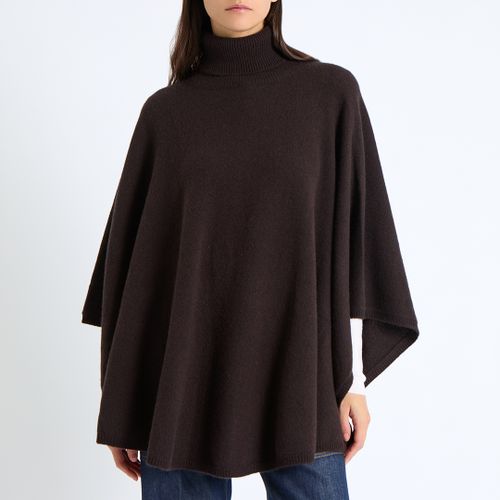 Brown Cashmere Roll Neck Poncho - NÂ°Â· Eleven - Modalova