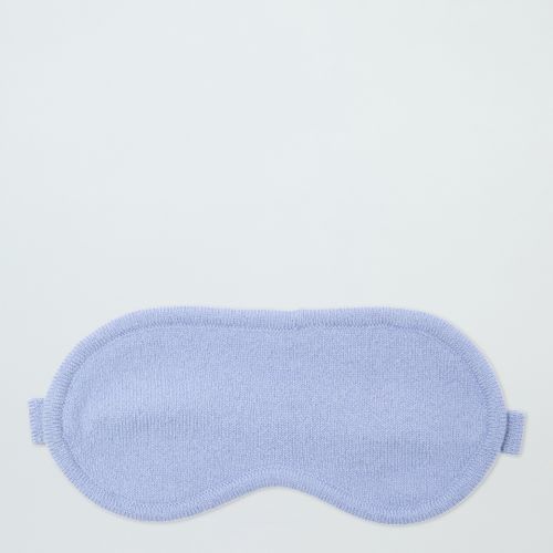 Blue Cashmere Silk Eye Mask - NÂ°Â· Eleven - Modalova