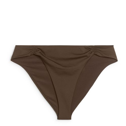 Brown Gathered Bikini Bottoms - ARKET - Modalova