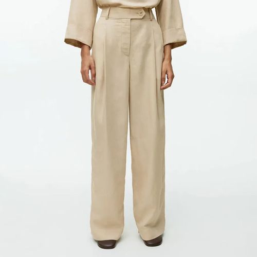 Beige High Waisted Trouser - ARKET - Modalova