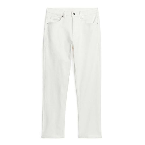 White Straight Leg Jeans - ARKET - Modalova