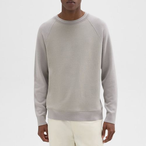 Off- Crew Neck Ribbed Sweatshirt - Theory - Modalova