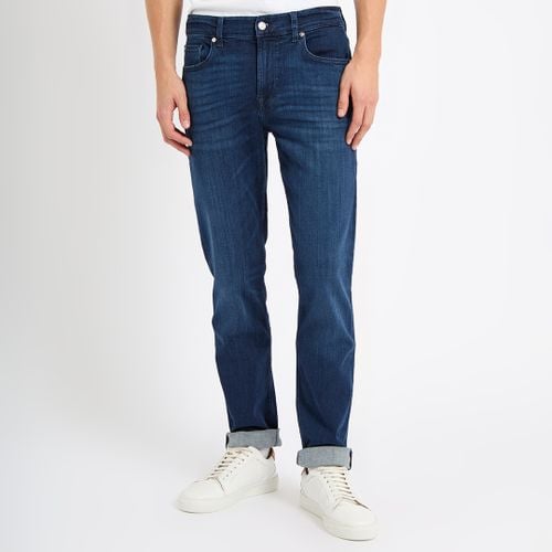 Dark Blue Slimmy Stretch Jeans - 7 For All Mankind - Modalova