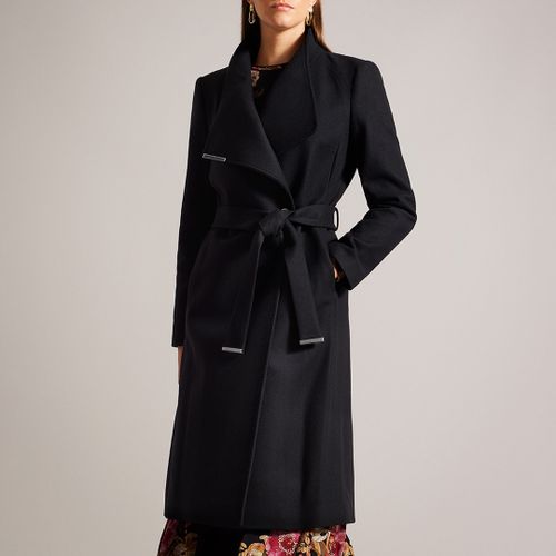 Classic Wool Wrap Coat - Size 6 - Ted Baker - Modalova