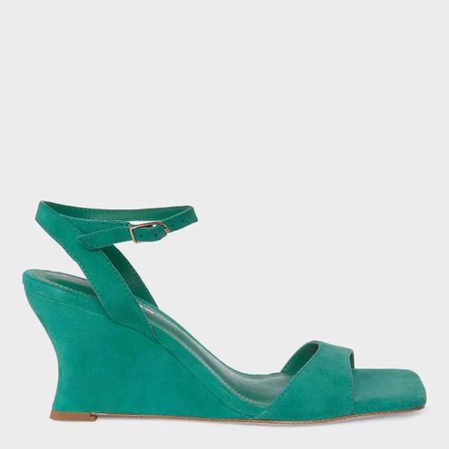 Green Cordelia Suede Wedge Heels - Hobbs London - Modalova