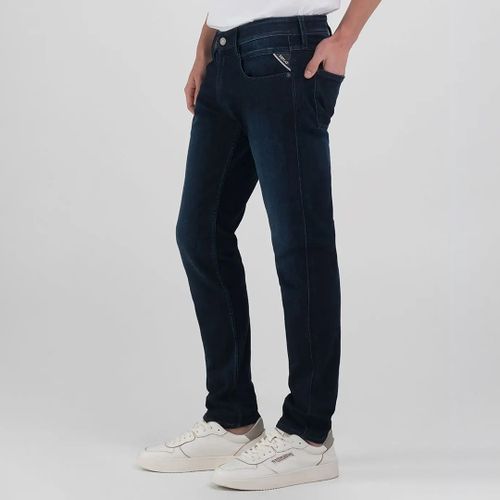Dark Blue Anbass Slim Stretch Jeans - Replay - Modalova