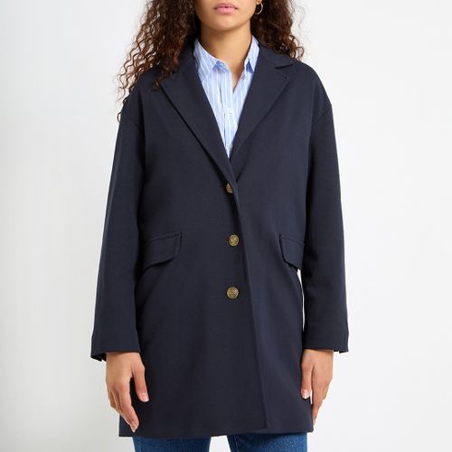 Navy Single Breasted Jacket - Marella - Modalova