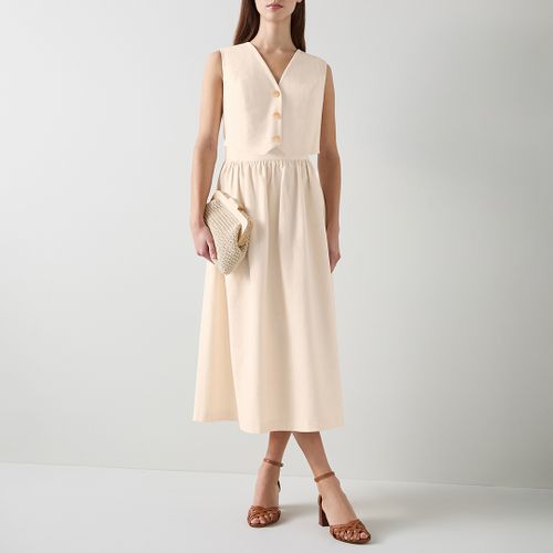 Peach Pernille Dress - L K Bennett - Modalova