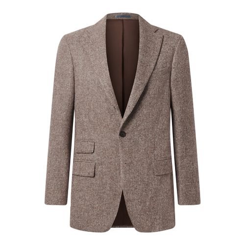 Brown Basketweave Alpaca Wool Blazer - Richard James Savile Row - Modalova