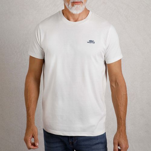 White Hooked Branded T-Shirt - Weird Fish - Modalova