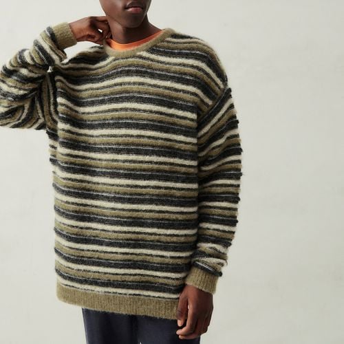 Green Striped Wool Blend Jumper - American Vintage - Modalova