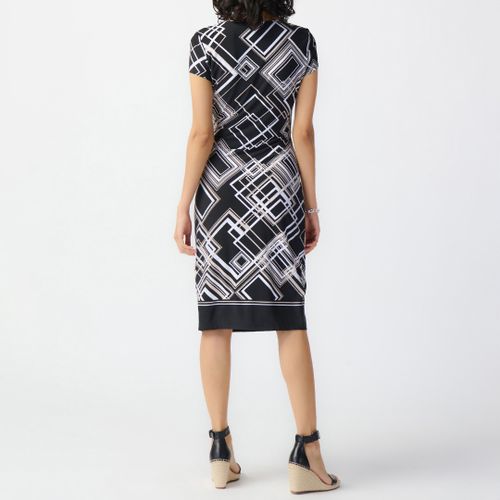 Black/White Printed Dress - Joseph Ribkoff - Modalova