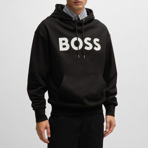 Classic Logo Drawstring Hoodie - BOSS - Modalova