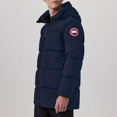 Navy Lawrence Puffer Coat - Canada Goose - Modalova