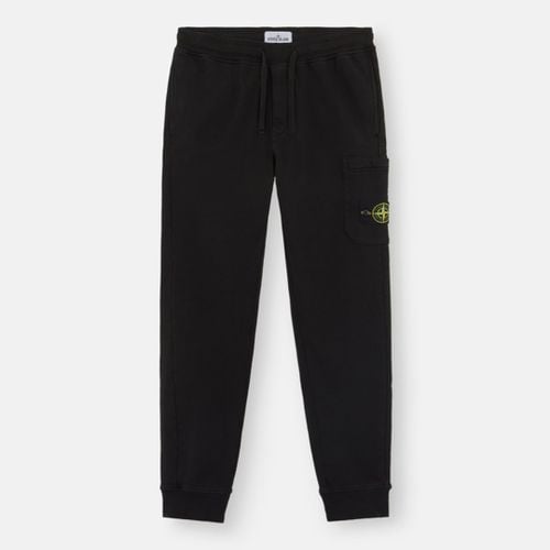 Navy Badge Drawstring Cotton Joggers - Stone Island - Modalova