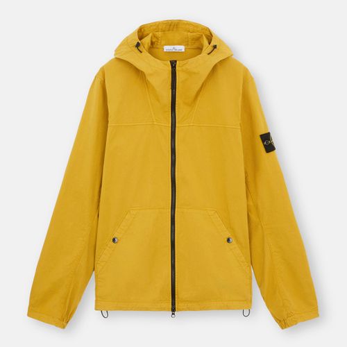 Yellow Zip Cotton Blend Overshirt - Stone Island - Modalova