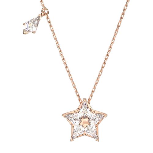 Rose Gold Stella Necklace - SWAROVSKI - Modalova