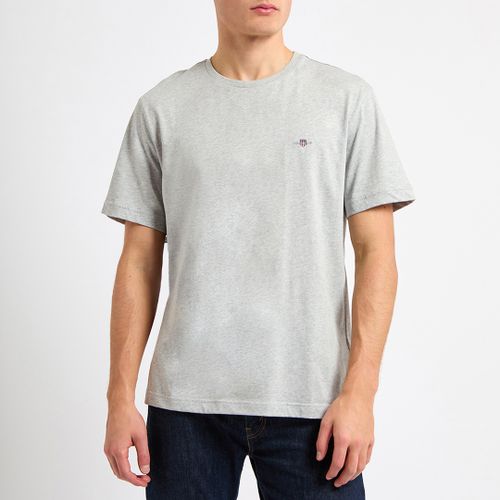 Grey Shield Logo T-Shirt - Gant - Modalova