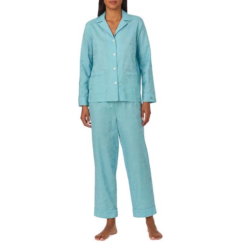 Cotton Jacquard Notch Collar Pyjama Set - Lauren Ralph Lauren - Modalova