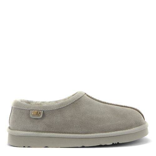 Grey Outback Suede Slippers - Australia Luxe Collective - Modalova