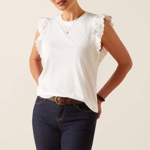 White Ludlow Ruffle Top - Ariat - Modalova