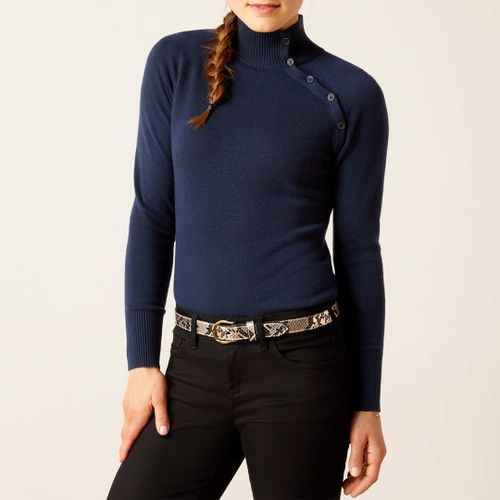 Navy Half Moon Bay Sweater - Ariat - Modalova