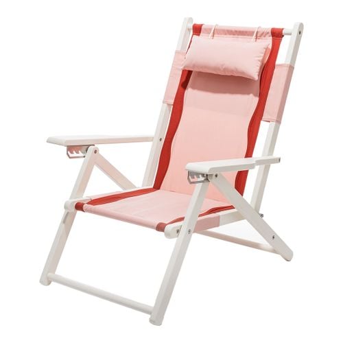 Rivie Pink Acacia White Tommy Chair - Business & Pleasure Co - Modalova