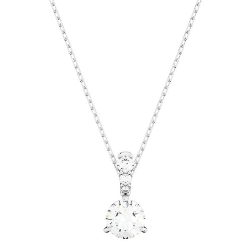 Silver Stilla Pendant Necklace - SWAROVSKI - Modalova