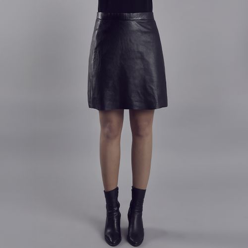 Black Pannalina Leather Mini Skirt - Muubaa - Modalova