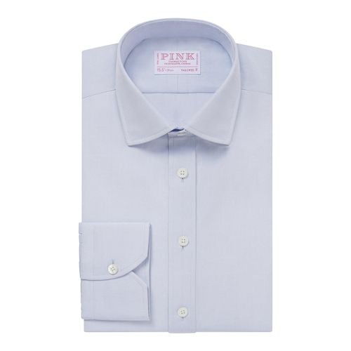 Tailored Fit Cotton Chambray Shirt - Thomas Pink - Modalova