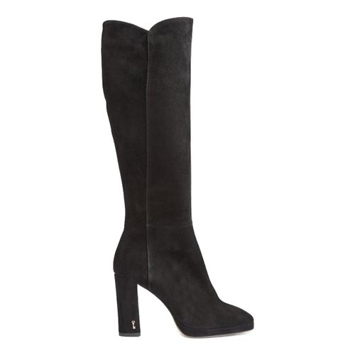 Samira Suede Platform Heeled Long Boots - L K Bennett - Modalova