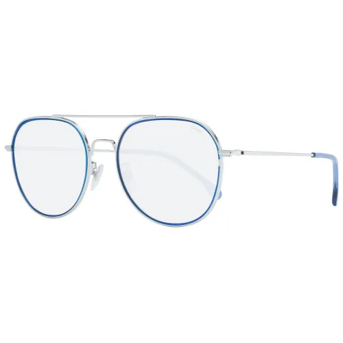 Men's Gray Aviator Sunglasses VL4028 SilverBlue Frame - Lozza - Modalova