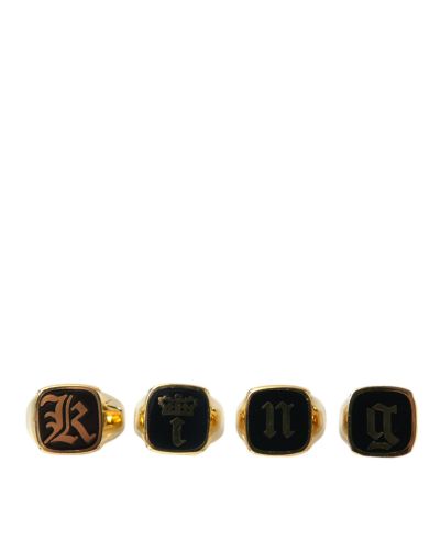 Initial Letter Signet Ring - Dolce & Gabbana - Modalova