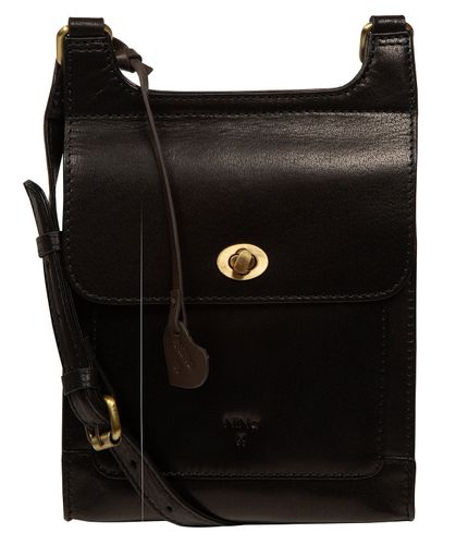 Elisa' Leather Cross Body Bag - Size One Size - NiNa Amora - Modalova