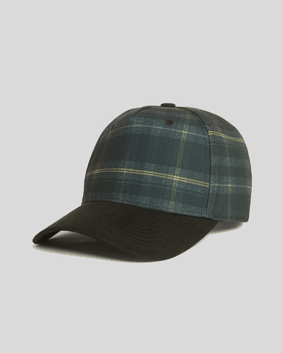 Contrast Tartan Check Baseball Cap - Size One Size - Lyle & Scott - Modalova