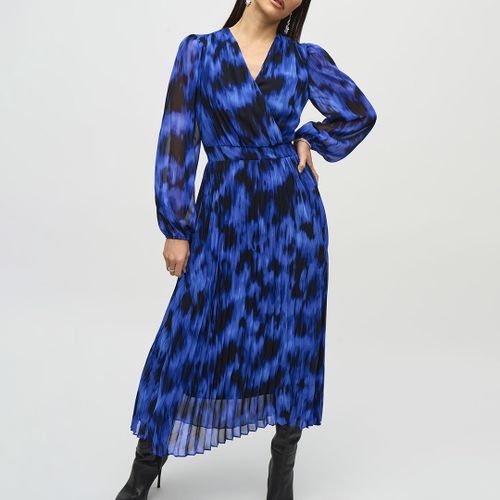 Sapphire Printed Pleat Midi Dress - Joseph Ribkoff - Modalova