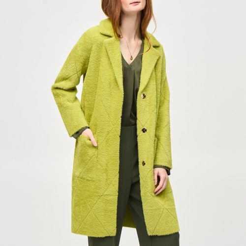 Lime Green Oversized Coat - Joseph Ribkoff - Modalova