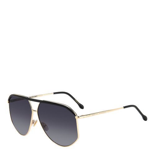 Gold Black Pilot Sunglasses 64mm - Isabel Marant - Modalova