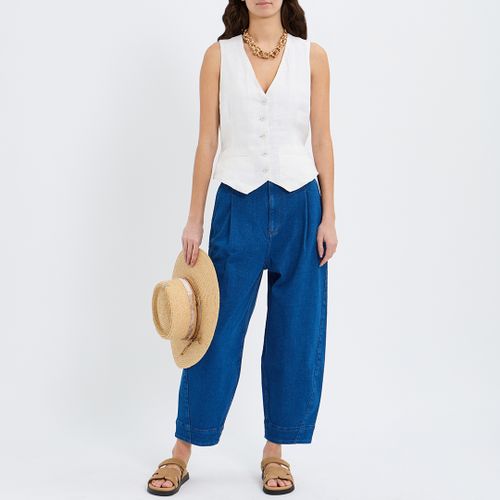 Blue Barrel Leg Jeans - NÂ°Â· Eleven - Modalova