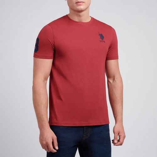 Embroidered Cotton Pique Polo Top - U.S. Polo Assn. - Modalova