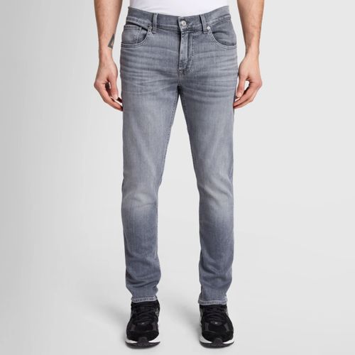 Washed Slimmy Tapered Stretch Jeans - 7 For All Mankind - Modalova