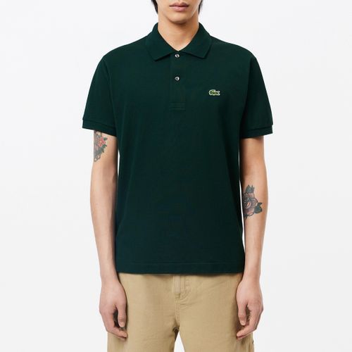 Dark Green Classic Fit Cotton Polo Shirt - Lacoste - Modalova