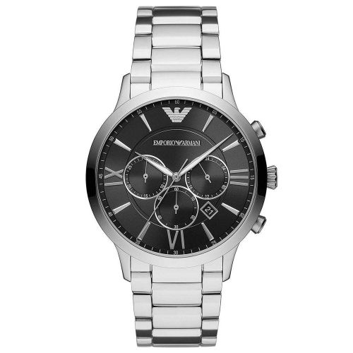 AR11208 Giovanni Chronograph Quartz Black Dial Men's Watch - Size One Size - Emporio Armani - Modalova