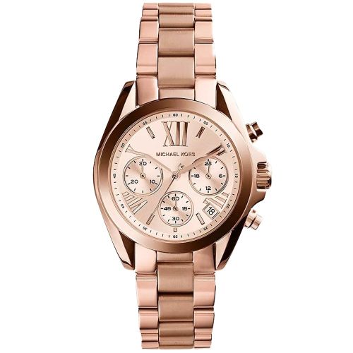 MK5799 Rose Gold Bradshaw Ladies Watch - Michael Kors - Modalova
