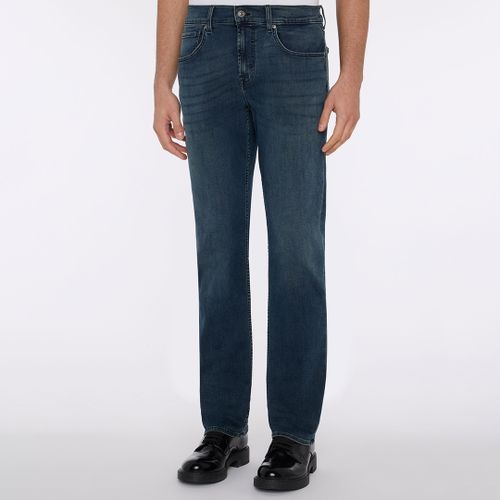 Dark Blue Straight Relaxed Jeans - 7 For All Mankind - Modalova