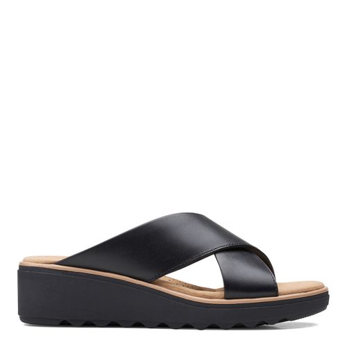 Jillian Gem Leather Flat Sandals - Clarks - Modalova