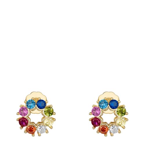 Gold "Rainbow Star" Earrings - Celeste Starre - Modalova