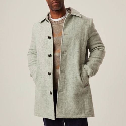 Light Grey Wool Emerson Coat - Peregrine - Modalova