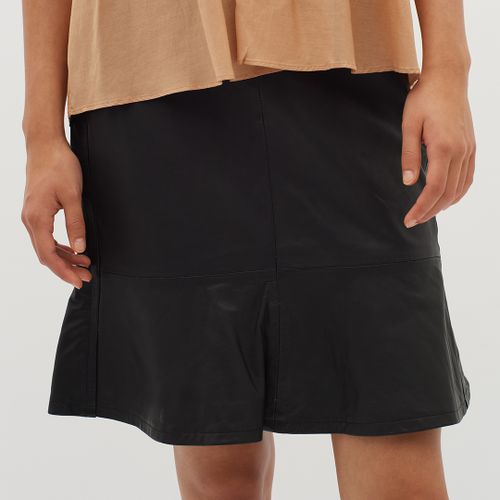 Black Tessi Leather Skirt - Inwear - Modalova