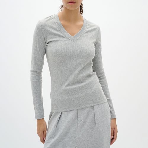 Light Dagna V-neck Long Sleeve Top - Inwear - Modalova